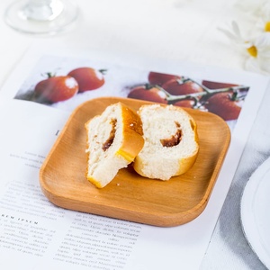 Juego de Mini Platos Cuadrados de Madera de Haya - Platos Pequeños de Madera de 5 cm para Salsas y Especias - Accesorio de Cocina Premium - Product Image 4