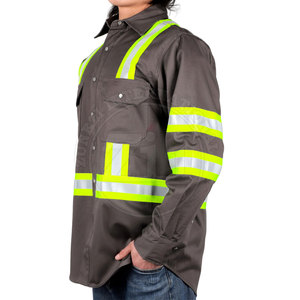 Camisas de Soldadura FR para Hombre con Logotipo Personalizado, Nuevo Estilo, Servicio OEM, Alta Calidad, Resistentes al Fuego y al Agua, Resistencia al Calor de 250-400 °C - Product Image 3