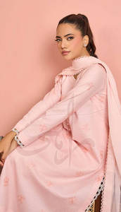 Trajes Formales para Mujer de Alta Calidad, Color Rosa Claro, Transpirables, Ecológicos, de Tela de Algodón Ligera y Resistente - Product Image 5