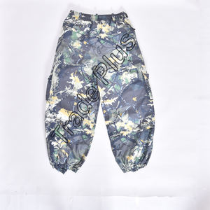 Pantalones de Nieve Impermeables de Camuflaje de Moda con Cintura Ajustable con Cordón, Múltiples Bolsillos con Cremallera, Ajuste Holgado y Logotipo Personalizado - Product Image 2