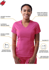 LOGO personnalisé mode femmes séchage rapide hôpital médical hauts pantalons de survêtement costumes médecin dentaire gommages infirmière uniformes ensembles - Product Image 6