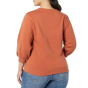 Sudadera Casual para Mujer al por Mayor, Sudadera Holgada de Manga Larga para Uso Diario, Sudadera con Cuello Redondo para Mujer - Product Image 5