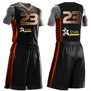 Conjuntos de uniformes de baloncesto juveniles personalizados al por mayor, diseño transpirable de talla grande - Product Image 4