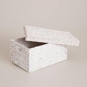 <b>Random</b> Stuff Organization Open Weaving Natural Water Hyacinth Storage Boxes Birthday <b>Gift</b> Box With Lid - Product Image 4