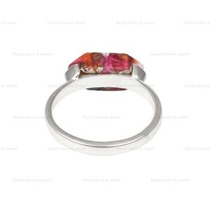 ขายดี8x16มม. หอยนางรมทองแดงคิงแมนพลอยเทอร์คอยส์หนามเตยเงินดีแหวนสำหรับผู้หญิงเครื่องประดับของขวัญแต่งงาน - Product Image 5