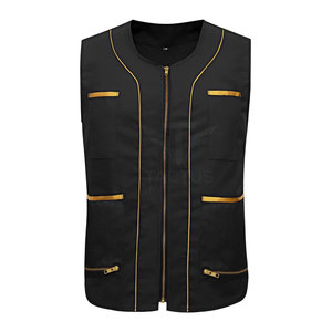 เสื้อกั๊กช่างตัดผมคุณภาพพรีเมียม ขายตรงจากโรงงาน ผ้าเนื้อนุ่ม ทนทาน ผลิตจากโพลีเอสเตอร์ 100% สำหรับร้านเสริมสวย - Product Image 2