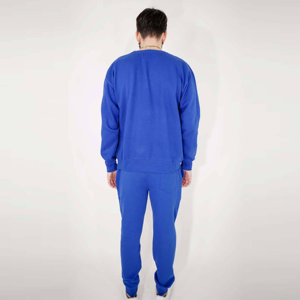 Men's Heavyweight 100% Cotton Crew-Neck Sweatshirt and <b>Joggers</b> <b>Set</b> <b>Plus</b> <b>Size</b> Soft and Durable Everyday Casual Wear Sweatsuit - Product Image 3