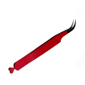 Pince à épiler professionnelle en acier inoxydable de couleur personnalisée avec pointe pointue gravée en coeur de conception de précision durable - Product Image 5