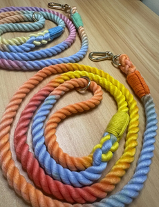 Correas de cuerda de algodón personalizadas, cuerda de collar de perro colorida - Product Image 4