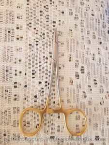 คีมสำหรับจัดฟันที่ใส่เข็มชุบทองเครื่องมือผ่าตัดพื้นฐาน - Product Image 6