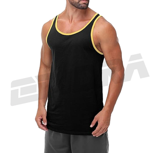 Nouvel article hommes coton mélangé athlétique débardeur sans manches course gymnastique chemise Muscle entraînement t-shirt respirant vêtements de sport 2025 - Product Image 5