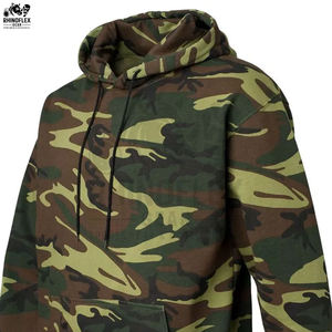 Sudaderas con Capucha de Camuflaje para Hombre con Logotipos Personalizados, Sudadera Básica de Algodón Mezclado, Sudadera con Capucha de Camuflaje para Hombre Hecha en Pakistán - Product Image 5