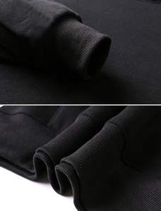 Sudaderas con capucha unisex transpirables, chándal, conjunto de suéter de 2 piezas de invierno para hombres y mujeres de talla grande - Product Image 3