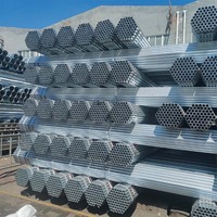 Tuyau en acier galvanisé à paroi épaisse, robuste, en acier doux Q195 Q235 Q345, 2,1-3,0 mm, conforme aux normes ASTM GB EN BS, pour barrière de sécurité routière