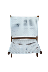 Solobeat Modern Eco-Friendly Folding Woven <b>Lounge</b> Chair with Rattan Frame for Living Room and Apartment Use - Product Image 5