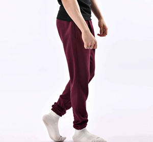 Wholesale Men Winter Fleece Trouser Warm Casual Jogger Pants Gym Sweatpants <b>Elastic</b> Waist Sportswear Customized Logo - Product Image 4