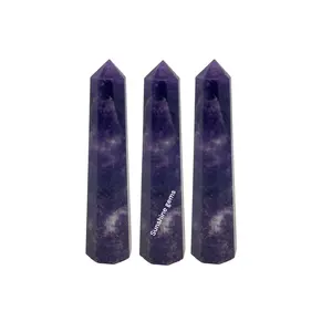 Lepidolite Crystal Tower for Stress Relief & Emotional Healing - Lithium Rich, Soothing Stone for Meditation, Chakra Alignment