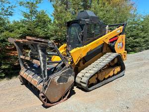 Mini-chargeuse sur chenilles CAT 259D3, chargeuse-pelleteuse compacte, engin de construction, moteur inclus, à vendre - Product Image 3