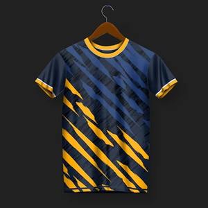 Maillot de football rétro vintage surdimensionné, uniforme de football respirant avec chemises sublimées pour joueurs de football - Product Image 4