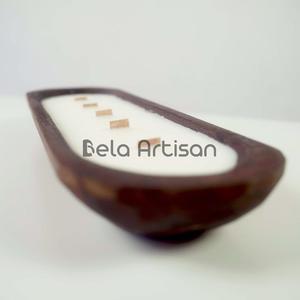 Tazón de masa de madera para velas decorativas Artículo de decoración del hogar al por mayor - Product Image 4