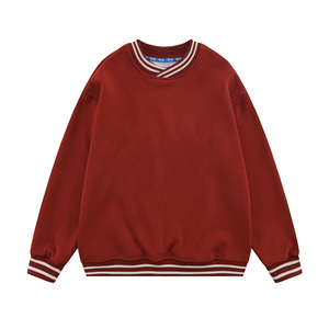 เสื้อสเวตเตอร์คอกลมผ้าฝ้ายขนาดใหญ่สำหรับผู้ชายเสื้อสเวตเตอร์สไตล์ไม่ซ้ำใครดีไซน์ทันสมัยออกแบบได้ตามที่ต้องการ - Product Image 6