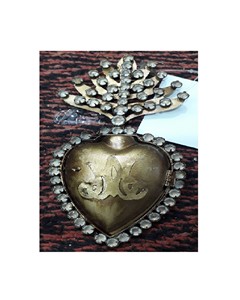 Cœur sacré en métal de finition antique de fer d'étain pour la décoration catholique - Product Image 6