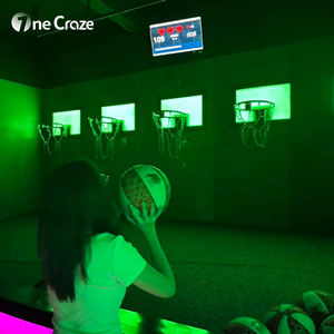 Equipo de Juego de <span class=keywords><strong>Baloncesto</strong></span> Digital para Parque de Diversiones Interior en Oferta - Aros Interactivos con LED RGB para Actividades en Equipo - Product Image 2