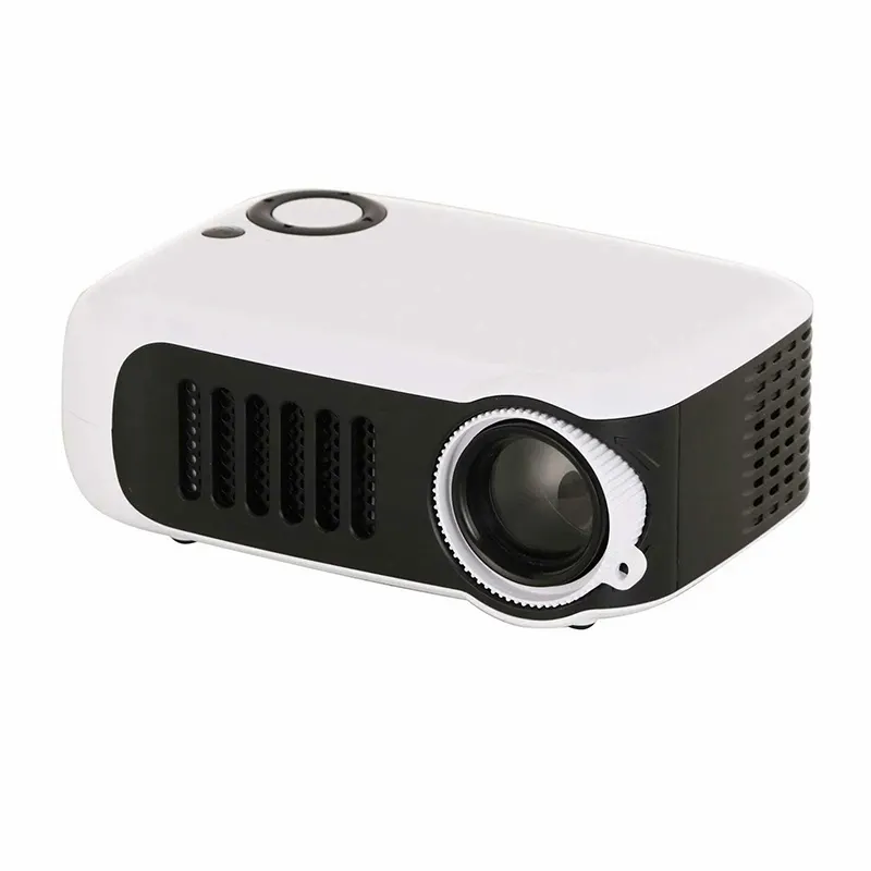 MINI proyector A2000 Mini proyector de bolsillo 1000 lúmenes LED Projecteur Video Beamer Home Theater Proyector null