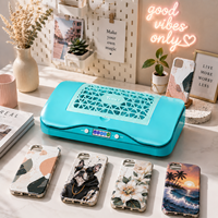 Presse à transfert thermique sous vide par sublimation 3D pour les magasins de téléphonie, impression personnalisée de coques de téléphone, entreprise d'impression de coques de téléphone personnalisées