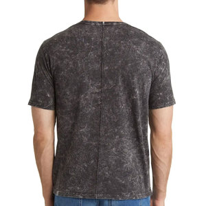 T-shirts légers délavés à l'acide pour hommes T-shirts délavés à l'acide pour hommes respirants Vente chaude - Product Image 2