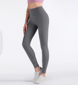 New High Quality Slim-Fit Gym Yoga Pant <b>Legging</b> Women Solid Color High Quality <b>Leggings</b> for <b>Ladies</b> - Product Image 1