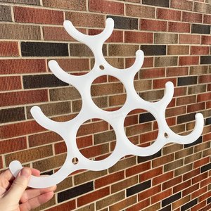 Free Standing Bamboo Wine <b>Bottle</b> Rack <b>with</b> <b>Glass</b> Holder & <b>Cork</b> Tray Tabletop Wine <b>Glass</b> Organizer Display Shelf - Product Image 2