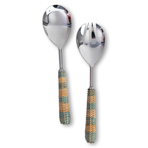 Ensemble de couverts en acier inoxydable et rotin durable vaisselle pour la maison et le mariage ensembles de couverts pour manger - Product Image 5