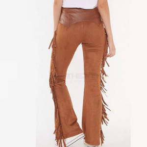 Pantalones de cuero de gamuza transpirable para adultos Venta al por mayor Precio barato Pantalones de cuero impermeables En stock - Product Image 4