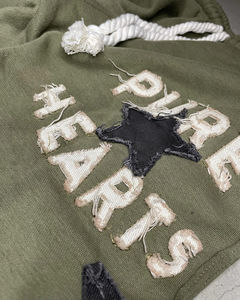 ชุดวอร์ม2ชิ้นสำหรับผู้ชายโอเวอร์ไซส์มีฮู้ดผ้าคอตตอนผ้าฟลีซและกางเกงวอร์มพิมพ์ลายมีปกแบบกำหนดเอง - Product Image 4