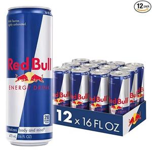 เครื่องดื่มให้พลังงานเรดบูล 250 มล. แพ็ค 24 กระป๋อง คาเฟอีนและทอรีน ขายส่ง - Product Image 3