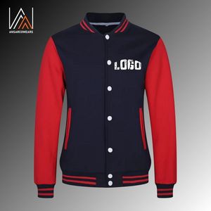 Blouson de baseball unisexe court en laine pour homme, style universitaire, idéal pour l'hiver, vente en gros, pour couple, style Letterman, OEM - Product Image 4