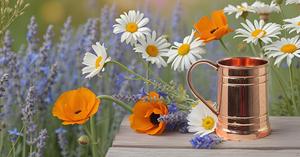 100% Pure Copper Handmade 18 oz Moscow Mules and Beer Stein <b>Unique</b> Tankard Design Polished Ice Cold Beer Mug with No Lining - Product Image 6