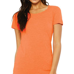 Camisetas de Verano para Mujer al por Mayor, 100% Algodón Grueso, con Logotipo Personalizado, Diseño Transpirable con Cuello Redondo, Tejido de Alta Calidad - Product Image 3