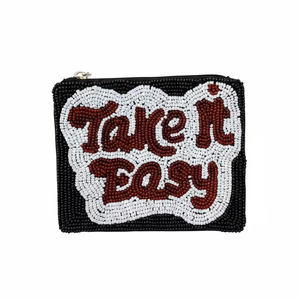 Latest Design Beaded Embroidery Nylon Zipper Closure Eco-Friendly <b>Coin</b> <b>Purse</b> Small Fashionable Pouch Ladies Girls Personalized - Product Image 1