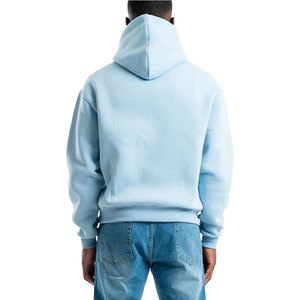 เสื้อฮู้ดดี้ผู้ชายขายดี ผ้าฟลีซเนื้อหนัก คุณภาพสูง ซิปเต็มตัว ปักลาย ขนาดใหญ่พิเศษ ผ้าฝ้าย 100% สำหรับฤดูหนาว - Product Image 3