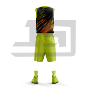 Uniforme de Baloncesto Moderno Personalizado, Conjunto de Camiseta y Pantalones Cortos Sublimados con Tela de Control de Humedad para Jugar en Todas las Estaciones - Product Image 3