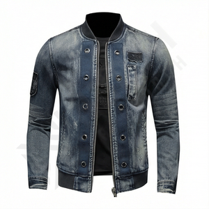Chaqueta Vaquera de Alta Calidad para Hombre, Estilo Casual Urbano, Fabricada Profesionalmente a Precios Competitivos, Ropa Exterior - Product Image 1