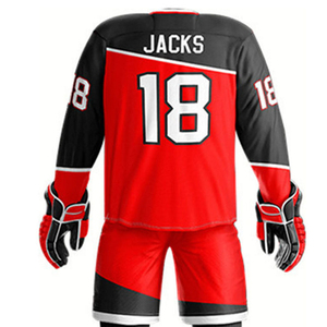 Uniformes de hockey sur glace unisexes conçus sur mesure, vêtements de sport d'équipe avec toutes les tailles disponibles, fabriqués en polyester, services OEM pour adultes - Product Image 6