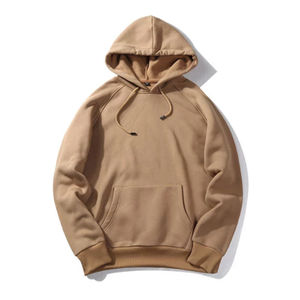 Vente en gros de sweats à capuche pour hommes en polaire 100% coton avec logo personnalisé sweat à capuche épais et uni avec taille personnalisée - Product Image 2