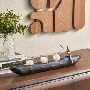 Bougeoir en cristal moderne Lampe décorative design Accent de maison élégant pour salle à manger, fête et décoration de mariage - Product Image 4