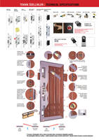 Portes de sécurité en acier inoxydable pour villa, porte d'entrée principale, découpe au laser moderne, stratifié, taille personnalisée