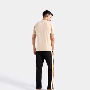 กางเกงขายาวทรงบานผ้าฝ้ายเนื้อหนาคุณภาพสูงสำหรับผู้ชาย กางเกงวอร์มลำลองแบบสั่งทำพิเศษสำหรับผู้ชาย กางเกงจ็อกเกอร์ทรงสแต็ค กางเกงขายาวดีไซน์สำหรับผู้ชาย - Product Image 3