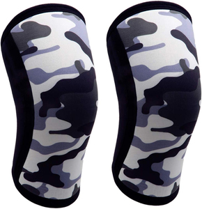 Breathable Fitness <b>Knee</b> <b>Sleeves</b> with Strong <b>Compression</b> Factory OEM for Training Powerlifting and Gym Sessions - Product Image 3