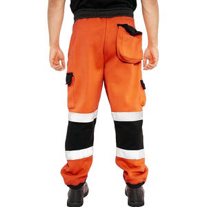 <b>Hi</b> <b>Vis</b> Cargo Reflective Work <b>Pants</b> High Quality Safety Work <b>Pants</b> Trousers Multi Pockets Customized <b>Pants</b> - Product Image 4